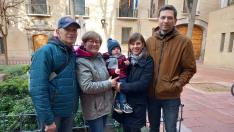 La familia Kondra son refugiados ucranianos sordos que llegaron a Zaragoza el pasado mes de mayo.