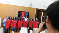 Presentación de la San Silvestre este jueves en el Ayuntamiento de Zaragoza.
