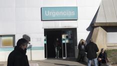 Entrada a las Urgencias del hospital Royo Villanova el pasado 4 de enero