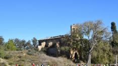 Ruinas de Rocafort, por donde pasa la marcha senderista comarcal del Club Litera Montaña