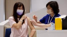 Vacunación en China.