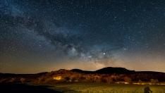 Foto de la Vía Láctea desde el municipio ribagorzano de Tolva.