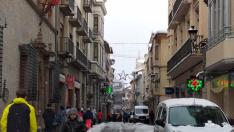 Nieve en Jaca.