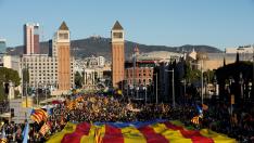 Protesta independentista este jueves en Barcelona