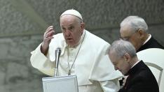 Francisco, en la audiencia general de este sábado en el Vaticano.