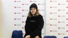 La joven ucraniana Valeria Yusupova, de 28 años, lleva desde marzo en Zaragoza