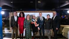 Cena del 125 aniversario de la fundación La Caridad en el restaurante Aura de Zaragoza.