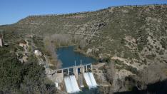 Imagen de la presa de los Toranes, en Albentosa.