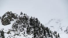 Fotos de la nevada en el pirineo oscense este martes