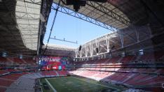 Estadio de la Universidad de Phoenix, en Glendale (Arizona), donde se juega la final de la Super Bowl.