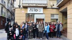Las mujeres científicas vuelven a protagonizar los escaparates de Made in Zaragoza en este 11F.