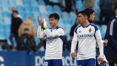 Partido en La Romareda entre el Real Zaragoza y el Alavés