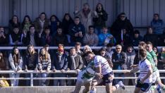 El partido de rugby del Fénix, en el CDM David Cañada, ha contado con un gran ambiente este domingo.