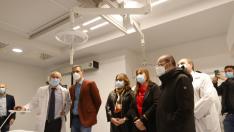 Visita de Pedro Sánchez al hospital Clínico de Zaragoza