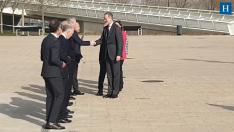 Felipe VI inaugura el Pabellón Puente, un proyecto que convertirá a Aragón en referente de la movilidad del futuro.