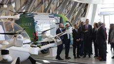 El Rey inaugura Mobility City en el pabellón Puente de Zaragoza.