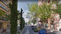 Calle San Jorge en Huesca.