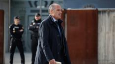 El expresidente valenciano Francisco Camps a su llegada a la sede de la Audiencia Nacional
