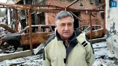 El enviado especial de HERALDO, Gervasio Sánchez, se ha desplazado a Hostomel, ciudad bombardeada al comienzo de la guerra en ucrania