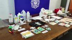 Las autoridades desarticulan un punto de venta de drogas en el barrio Oliver