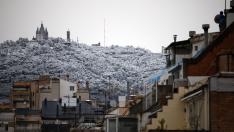 Nieve en zonas poco habituales de Cataluña.