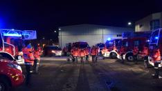 Los Bomberos de Zaragoza, en una imagen de archivo.