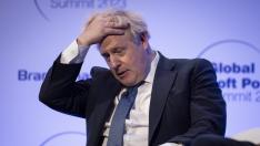 Boris Johnson en un evento en Londres este jueves.