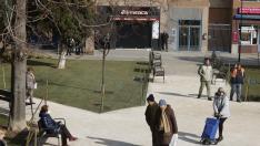 La plaza de Reina Sofía, tras su renovación.