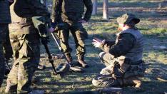 Formación de militares ucranianos en distintos puntos de España.