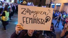 Manifestación por el Día Internacional de la Mujer en Zaragoza. gsc