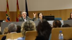 Presentación de la jornada sobre la prevención del consumo de alcohol, este jueves en Zaragoza.