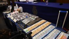La Policía Nacional incauta el mayor alijo de cocaína en la historia de la Jefatura Superior de Aragón