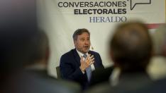Conversaciones electorales HERALDO: José Luis Soro, en la sede de Caja Rural de Aragón