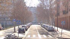 El accidente ocurrió en la calle Aguarón
