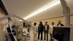 Inauguración de la nueva Unidad de Hemodiálisis del Hospital San Juan de Dios de Zaragoza, este martes.