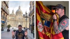 Larry Shy en su visita a Zaragoza.