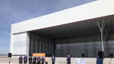 Inauguración del nuevo hangar del Aeropuerto de Teruel.