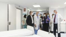Sira Repollés visita la nueva Unidad de Reproducción Asistida del Hospital Miguel Servet de Zaragoza