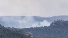 Incendio forestal en el termino municipal de Olba (Teruel)