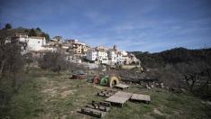 Vista de la localidad de Olba. Pueblo de Teruel. gsc
