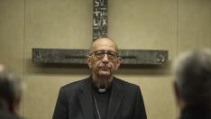Archivo - El presidente de la Conferencia Episcopal Española, el cardenal y arzobispo de Barcelona, Juan José Omella.