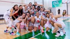 El Casademont celebra su clasificación.