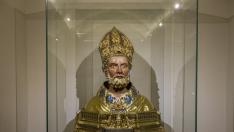 Inauguración de la exposición del Papa Luna en el museo Diocesano