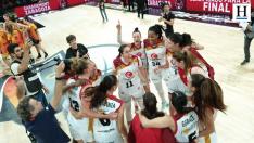 El equipo de baloncesto femenino Casademont Zaragoza pasa a la final de la Copa de la Reina tras ganar al Valencia Basket.