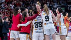 Copa de la Reina, semifinales: partido Valencia Basket-Casademont Zaragoza, en el pabellón Príncipe Felipe