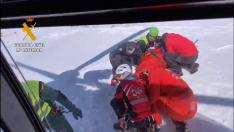 Rescatan a una montañera herida en el Pirineo aragonés