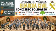 Concierto solidario a beneficio de Atades de la Unidad de Música de la Guardia Civil