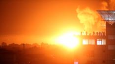 Ejército israelí realiza ataques aéreos en la Franja de Gaza