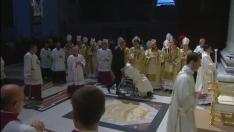 El papa Francisco reaparece para la misa de Pascua