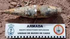 Imagen del artefacto neutralizado